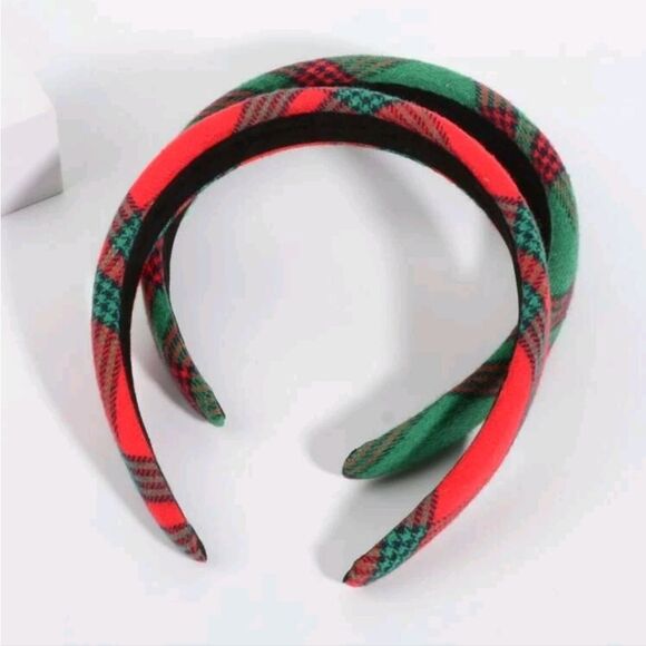 Christmas Plaid Headbands - Picture 6 of 6